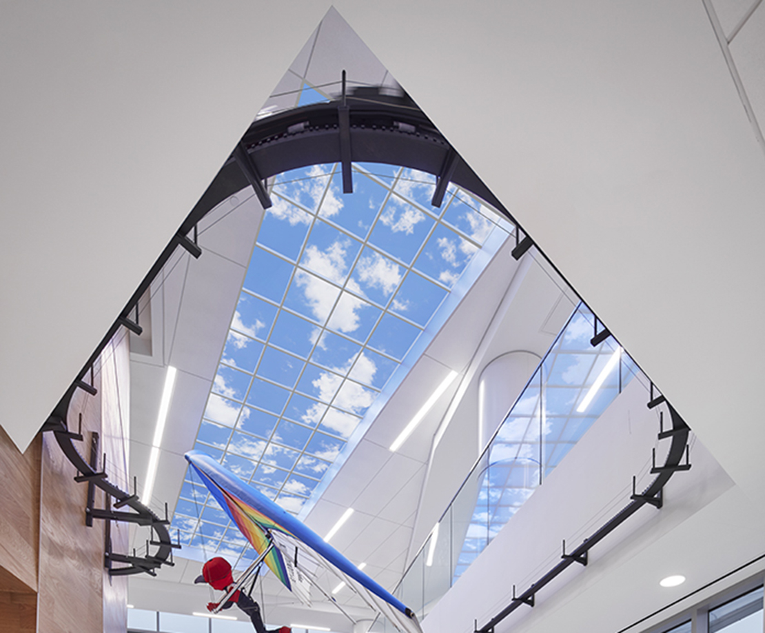 Sky Factory SkyCeiling installed in Erlanger Children's hospital in Tennessee