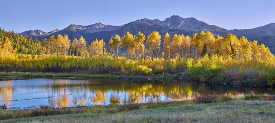 Image 2 Mountains Lakes and Fall Trees