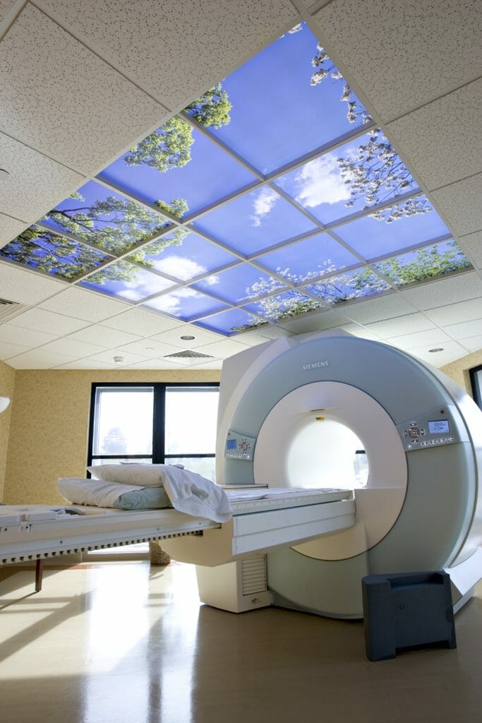 Sky Factory Luminous SkyCeiling about MRI Unit