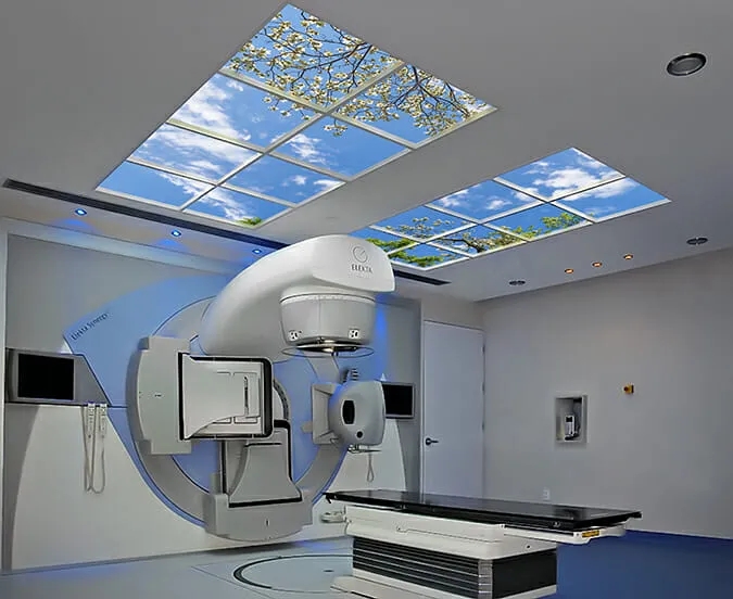 Sky Factory Luminous SkyCeiling in LINAC Suite