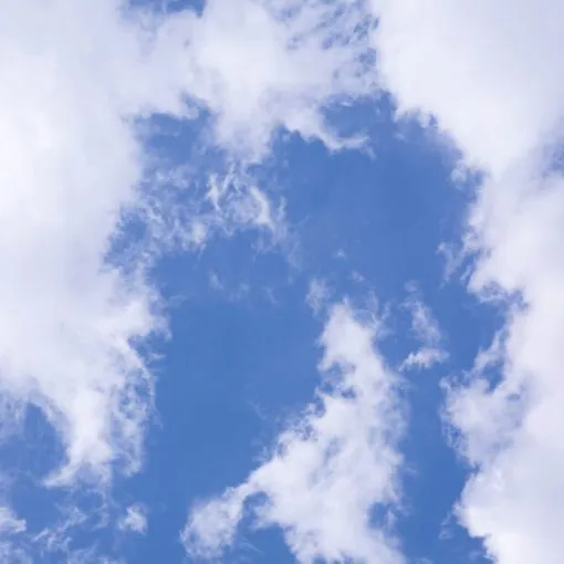 Puffy White Cumulus Clouds