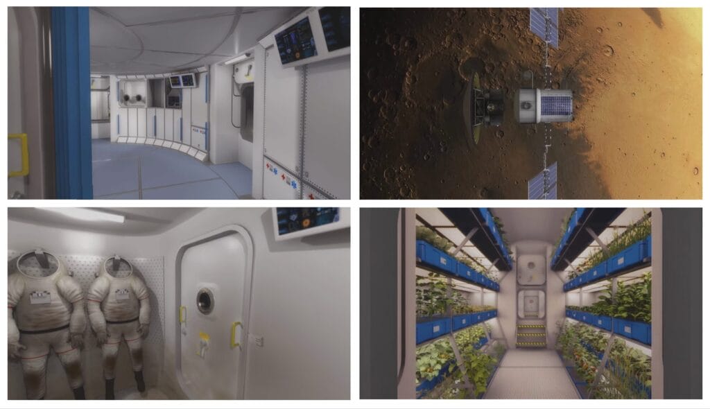 NASA Mars Base Collage