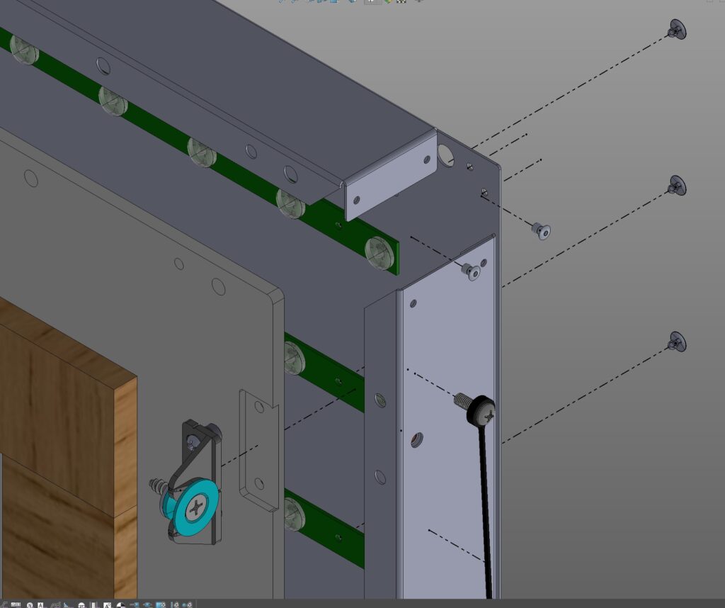 OpenView LVW design for disassembly Lightbox LED strips
