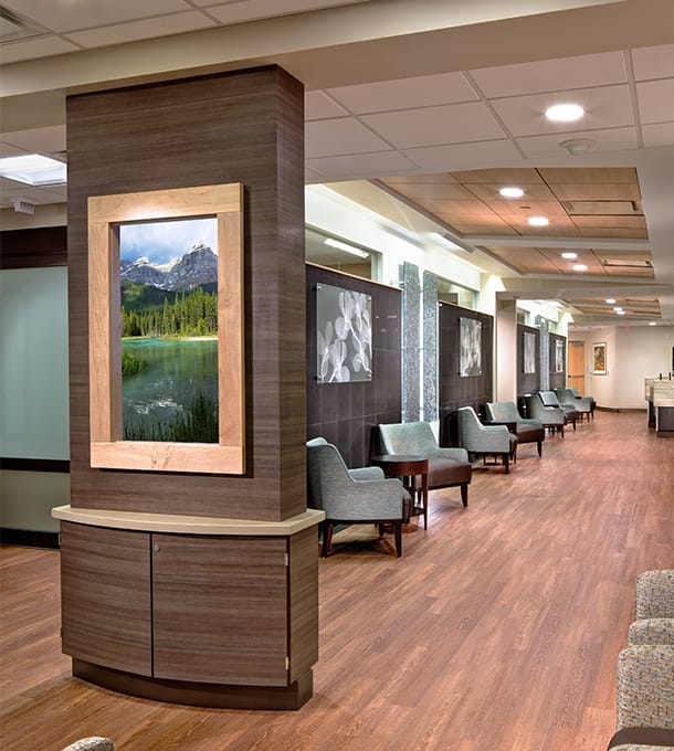 EScape Luminous Virtual Window in Lobby